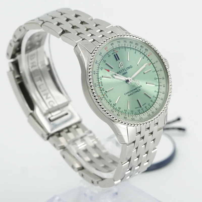 Breitling Navitimer Automatic 35mm A17395361L1A Stainless Steel Green Dial