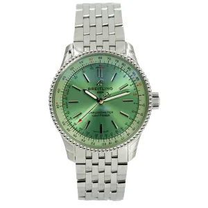 Breitling Navitimer Automatic 35mm A17395361L1A Stainless Steel Green Dial