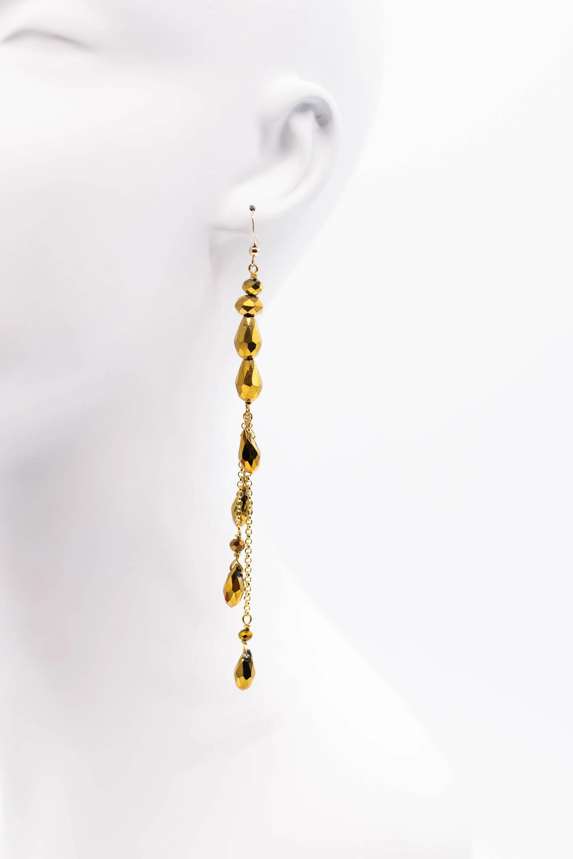 Bronze Drop Earrings