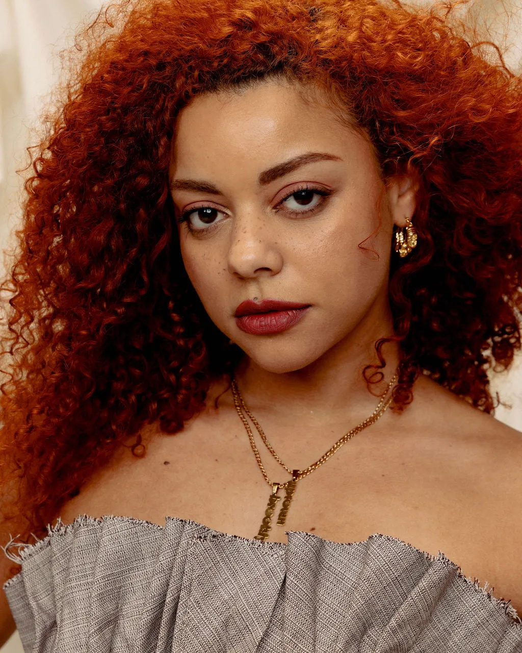 'Brooklyn' or 'Uptown' 18k Gold Nameplate Necklaces