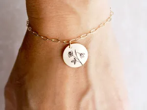 Build a Birth Flower | Clip Bracelet