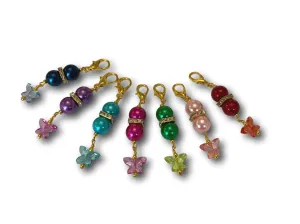Butterfly B1 - #030 Set of 7 Stitch Markers