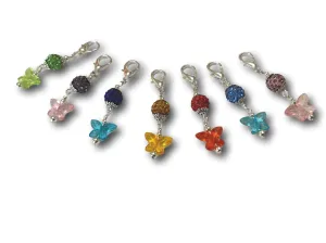 Butterfly B1 - #052 Set of 7 Stitch Markers