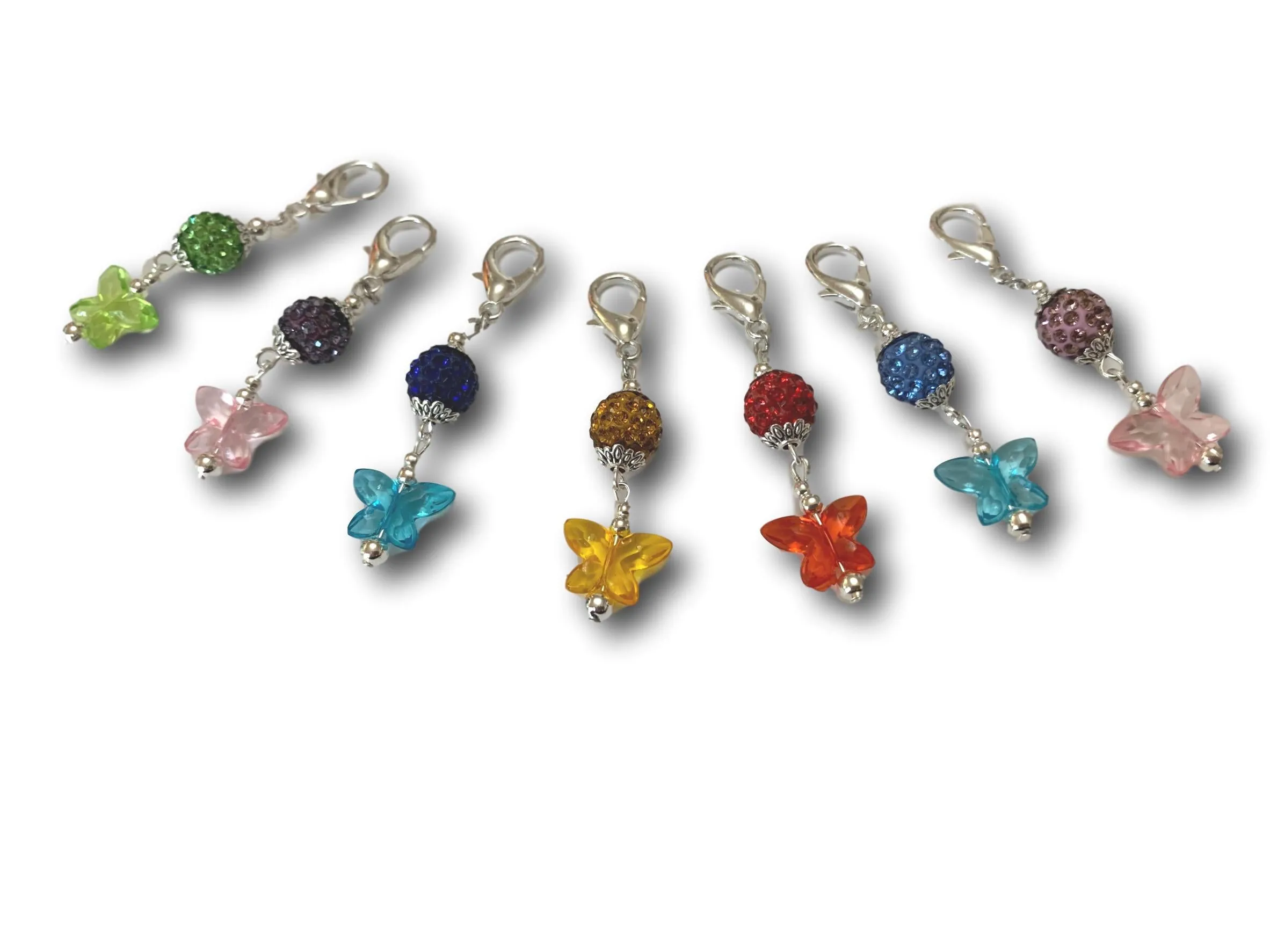 Butterfly B1 - #052 Set of 7 Stitch Markers