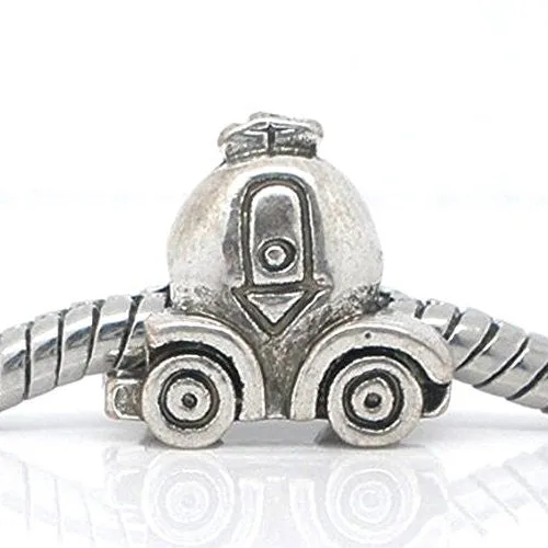 Car European Bead Compatible for Most European Snake Chain Bracelet
