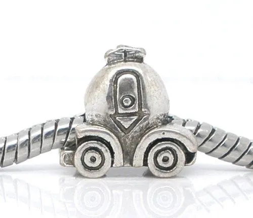 Car European Bead Compatible for Most European Snake Chain Bracelet