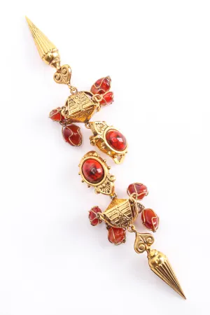 Carnelian Empire Earrings