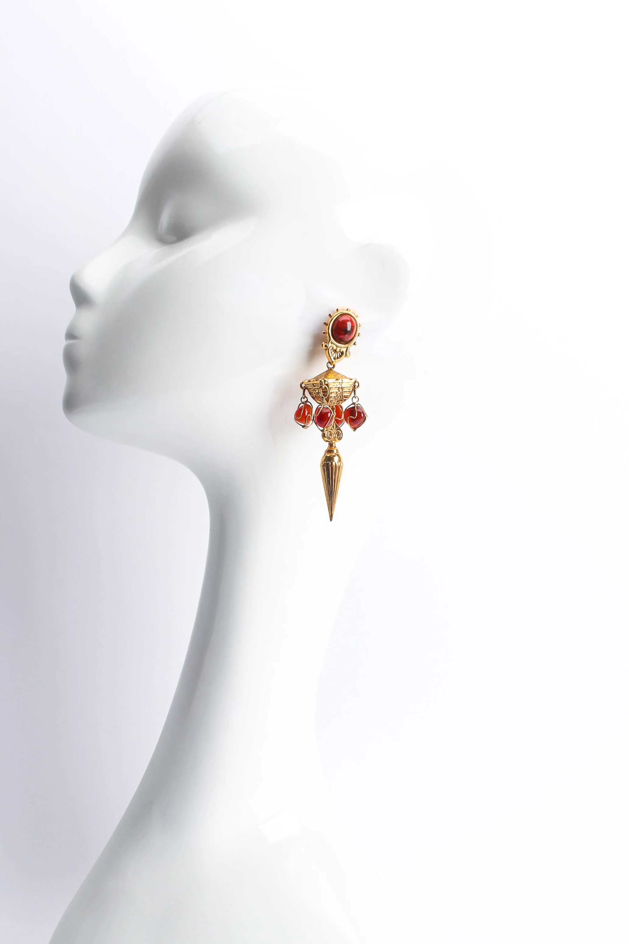 Carnelian Empire Earrings