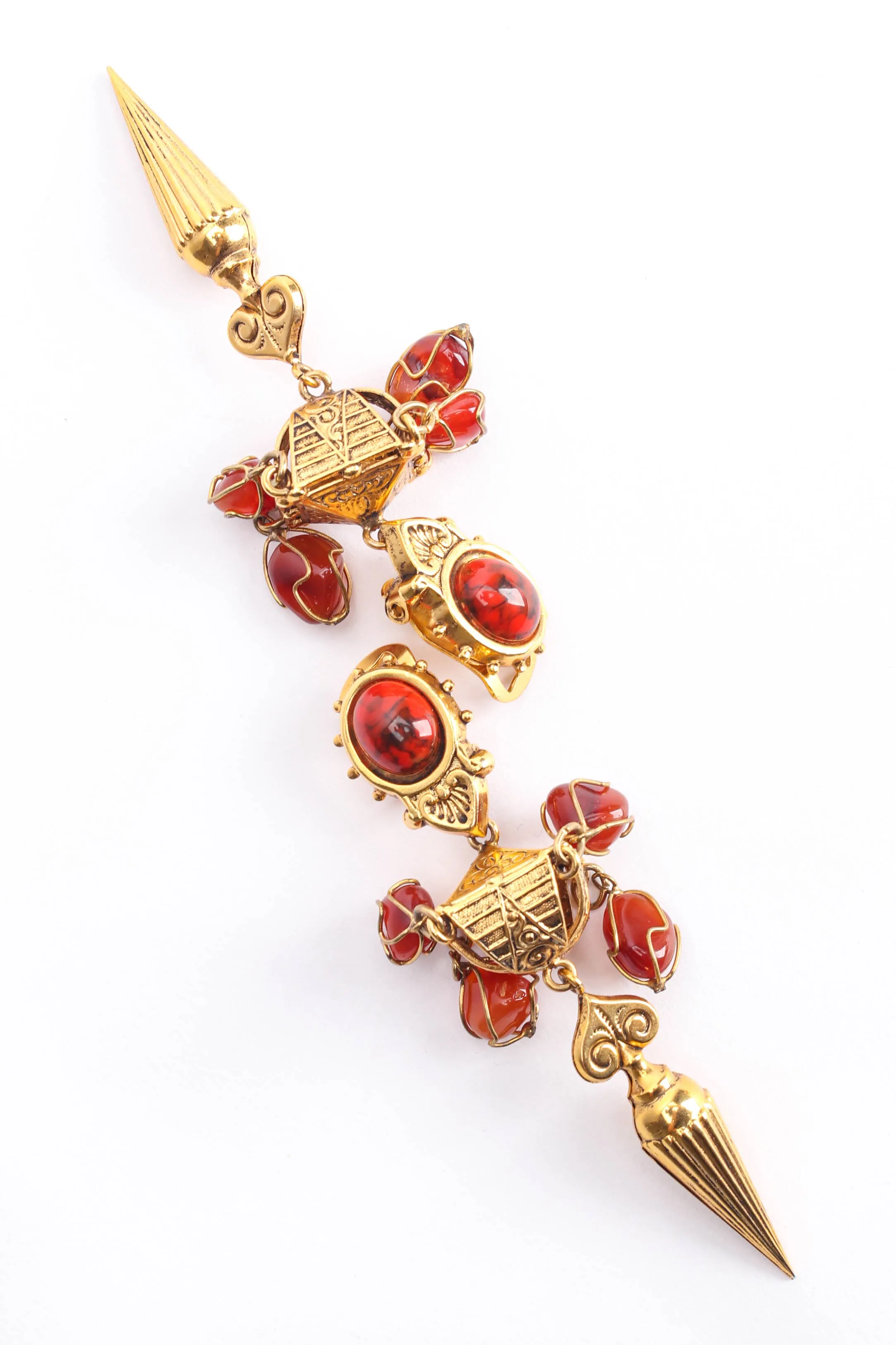 Carnelian Empire Earrings