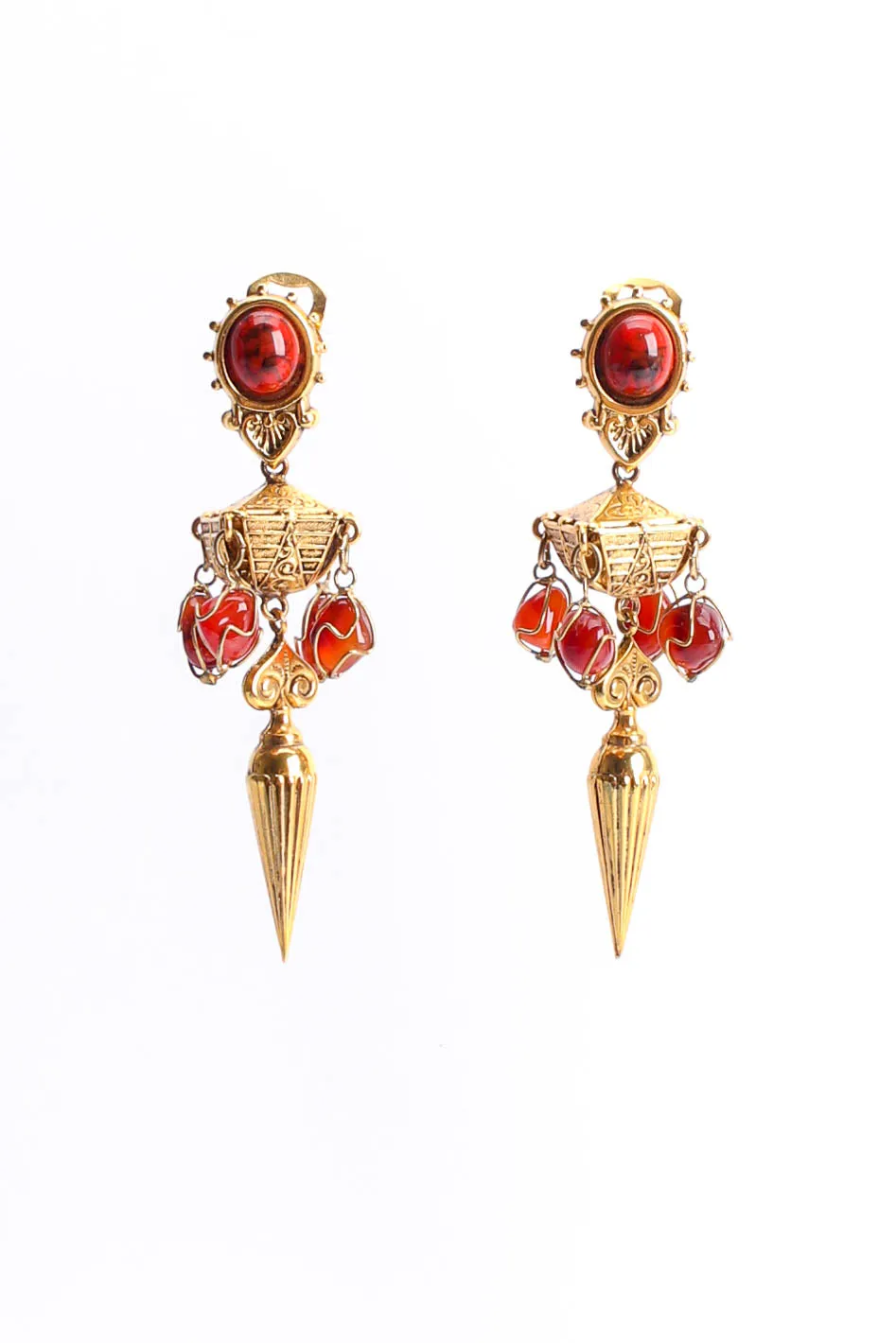 Carnelian Empire Earrings
