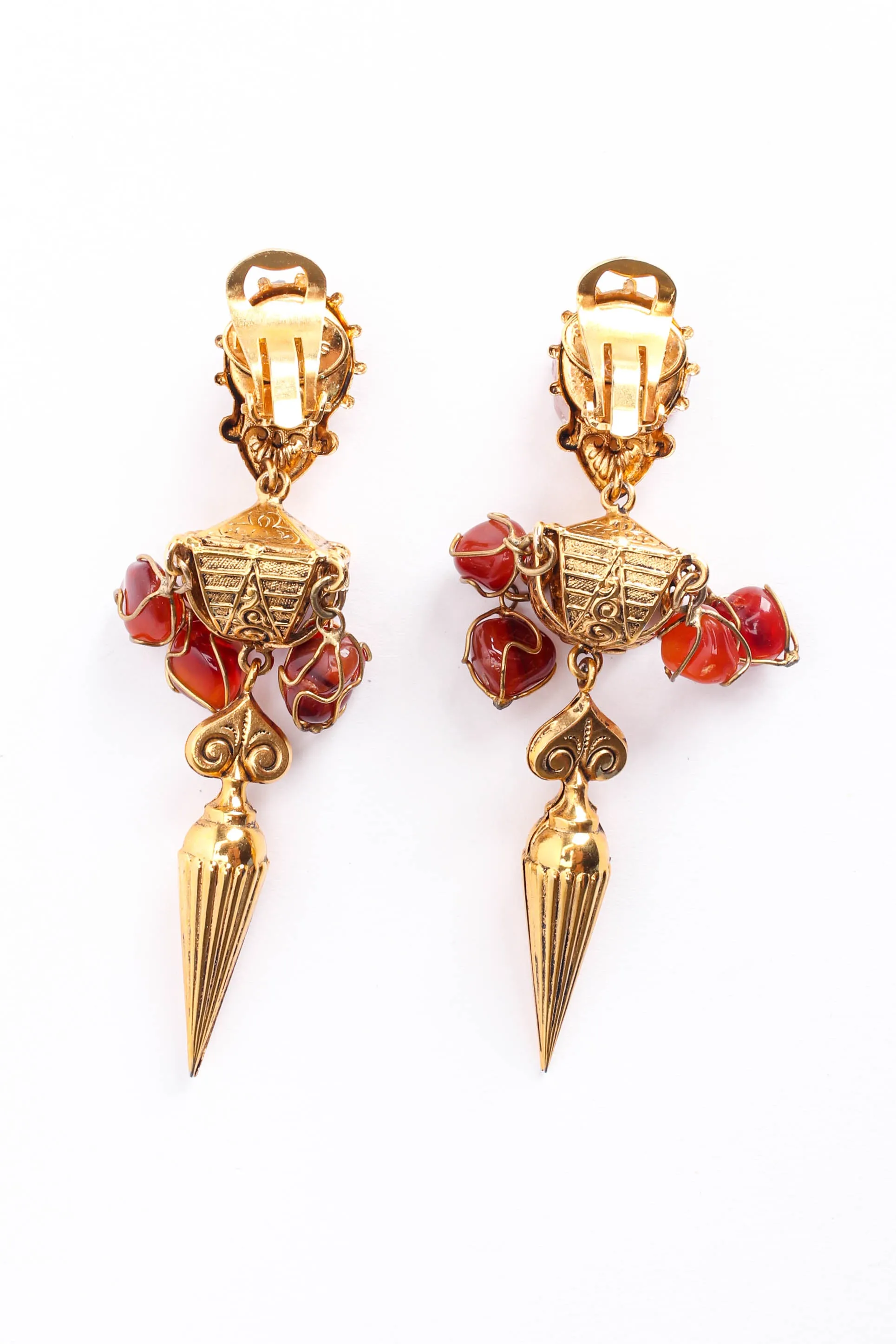 Carnelian Empire Earrings