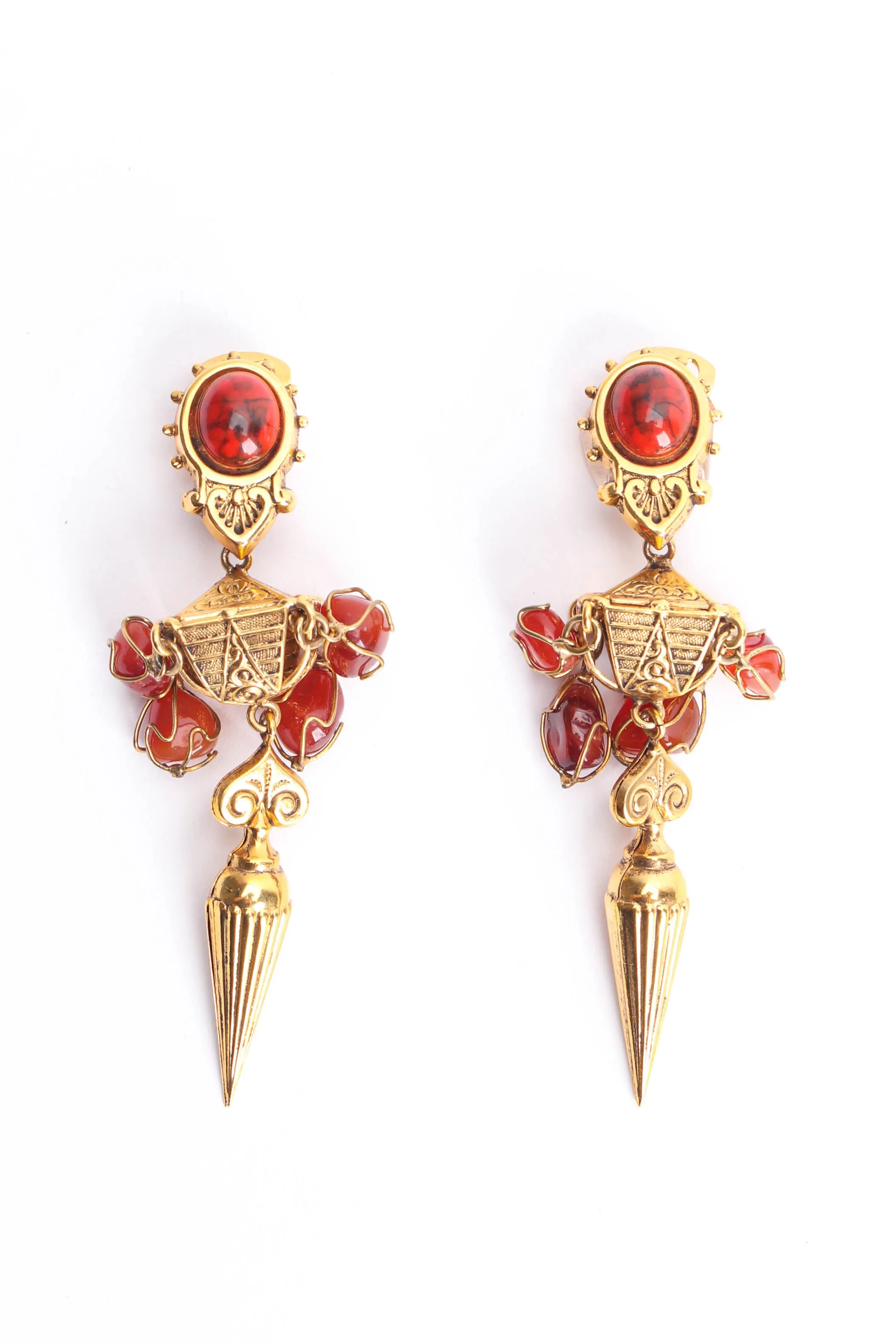 Carnelian Empire Earrings