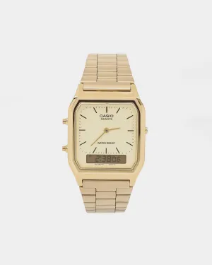 Casio AQ230GA-9DS Watch Gold