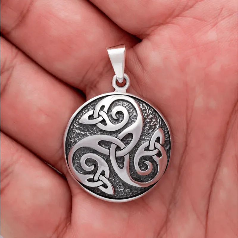 Celtic Triskelion 925 STERLING SILVER PENDANT