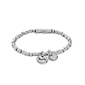 Certificated Luck bracelet, silver
