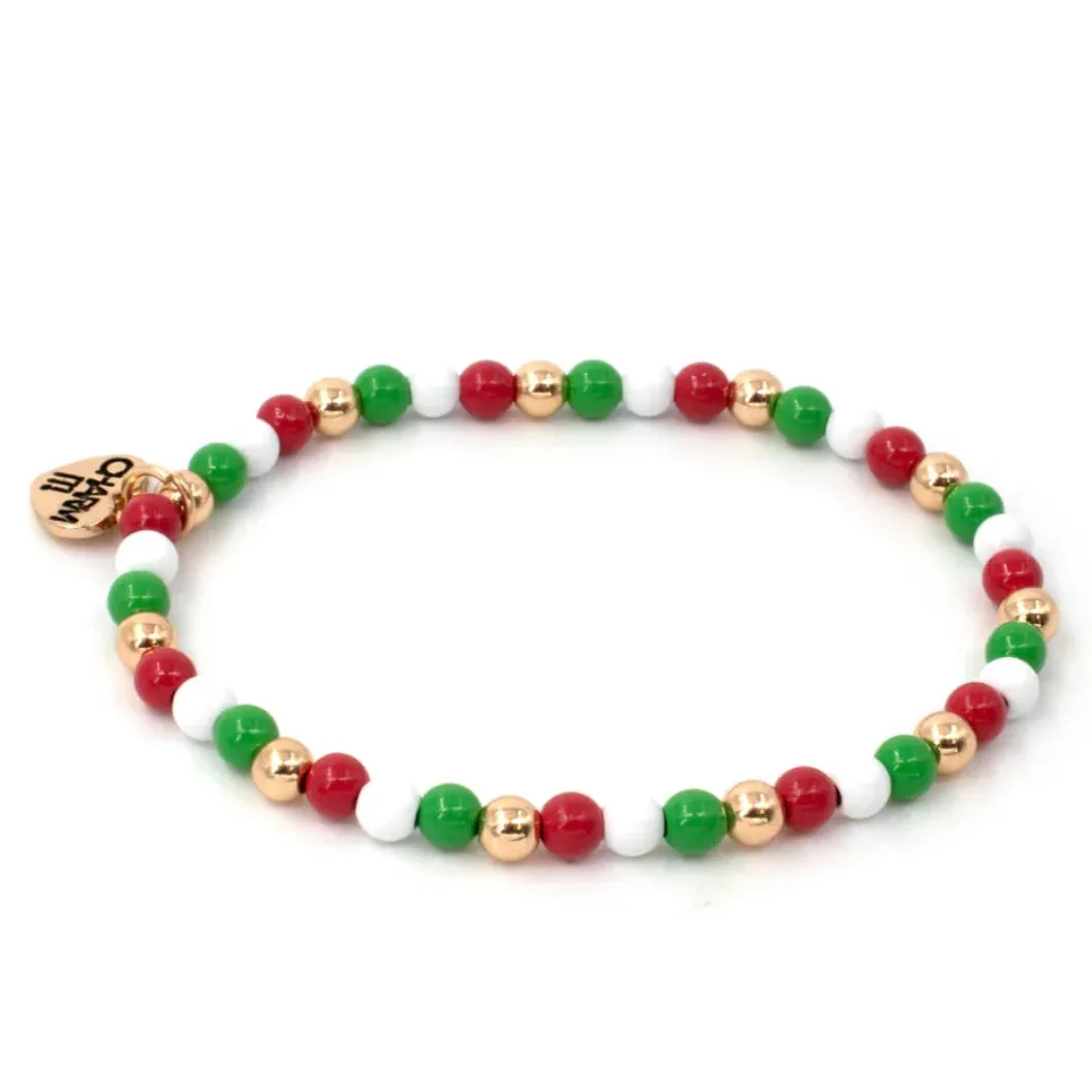 Charm It! 4MM Stretch Bead Bracelet