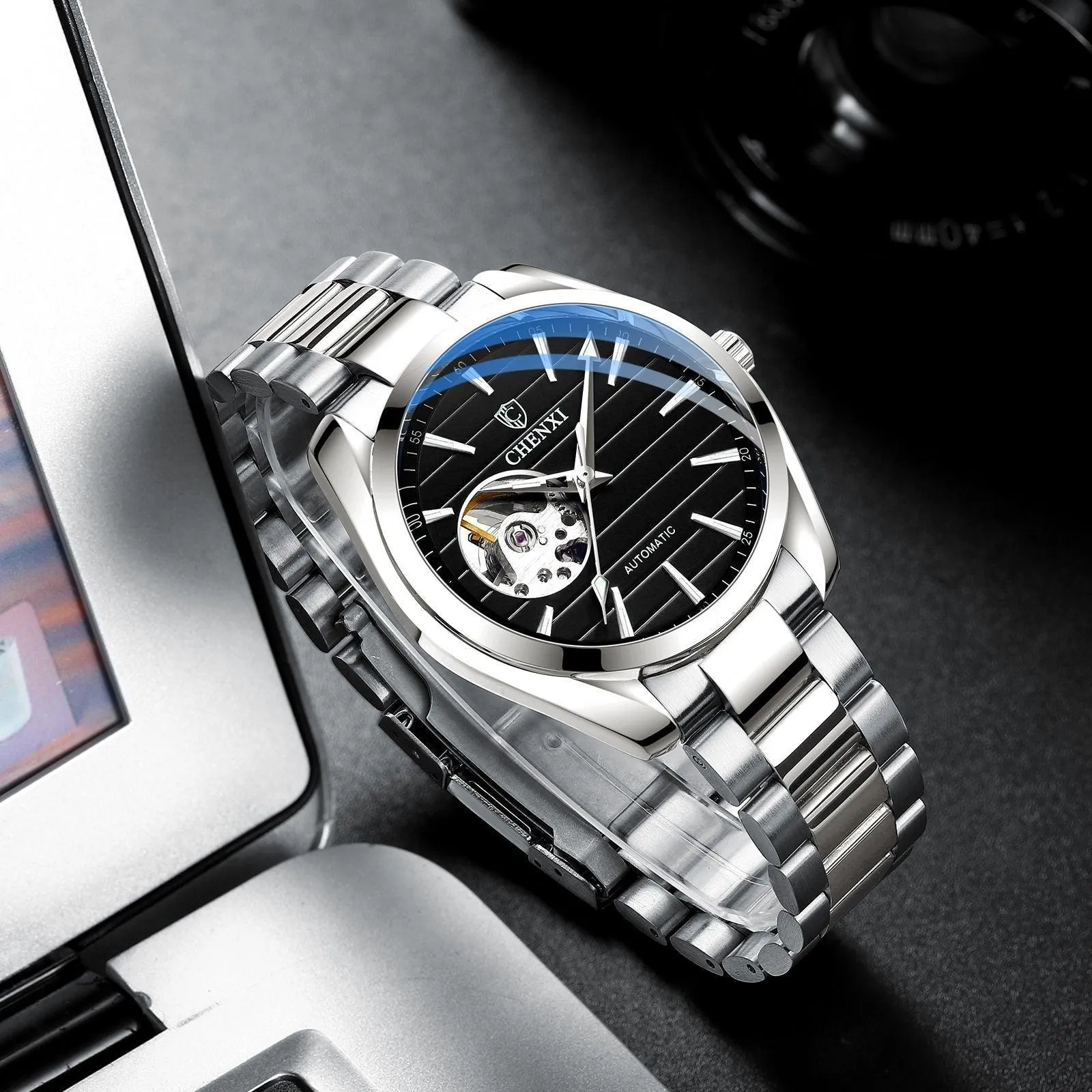 Chenxi 8806 Men's Automatic Hollow Mechanical Watch
