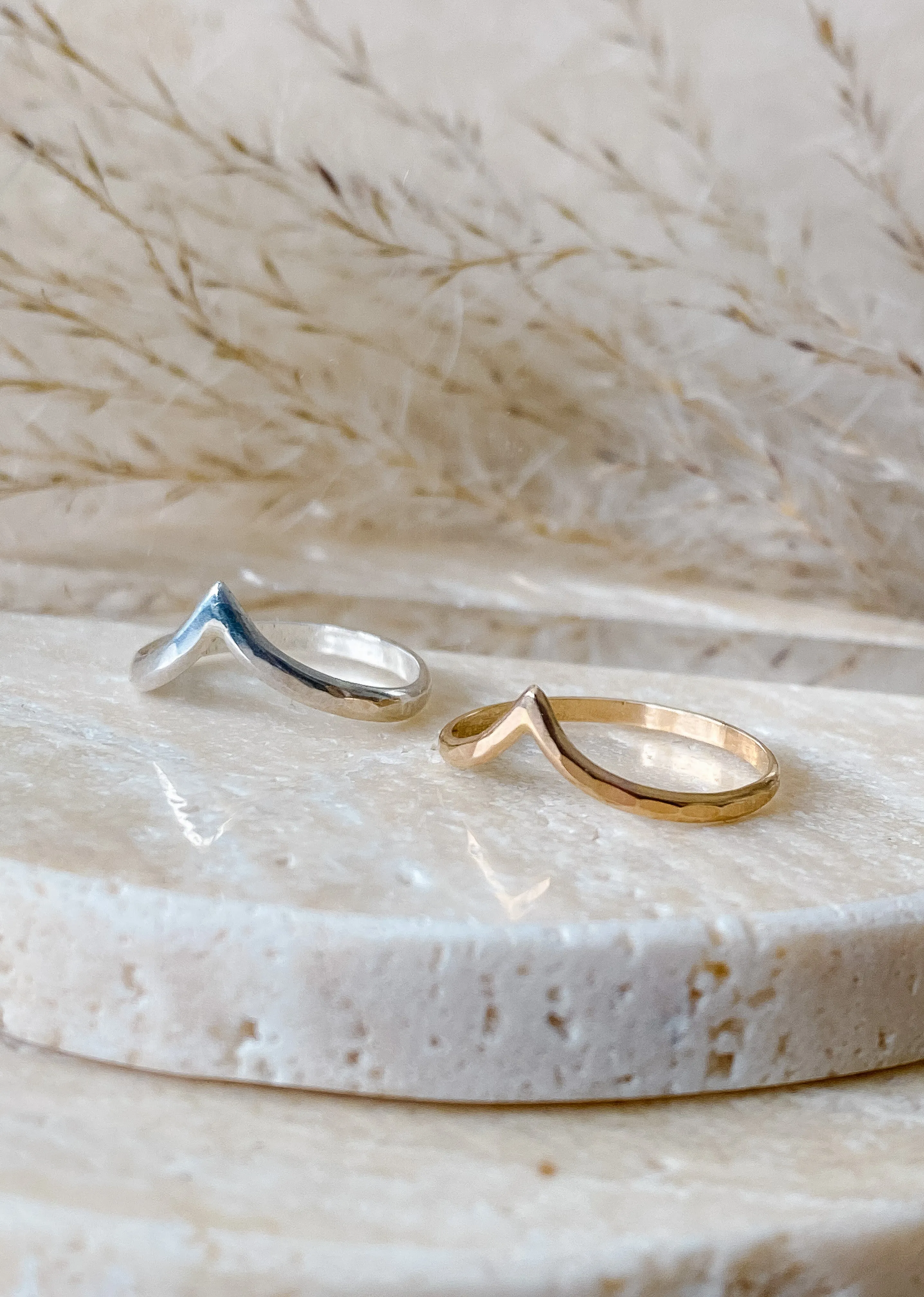 Chevron Crown Ring