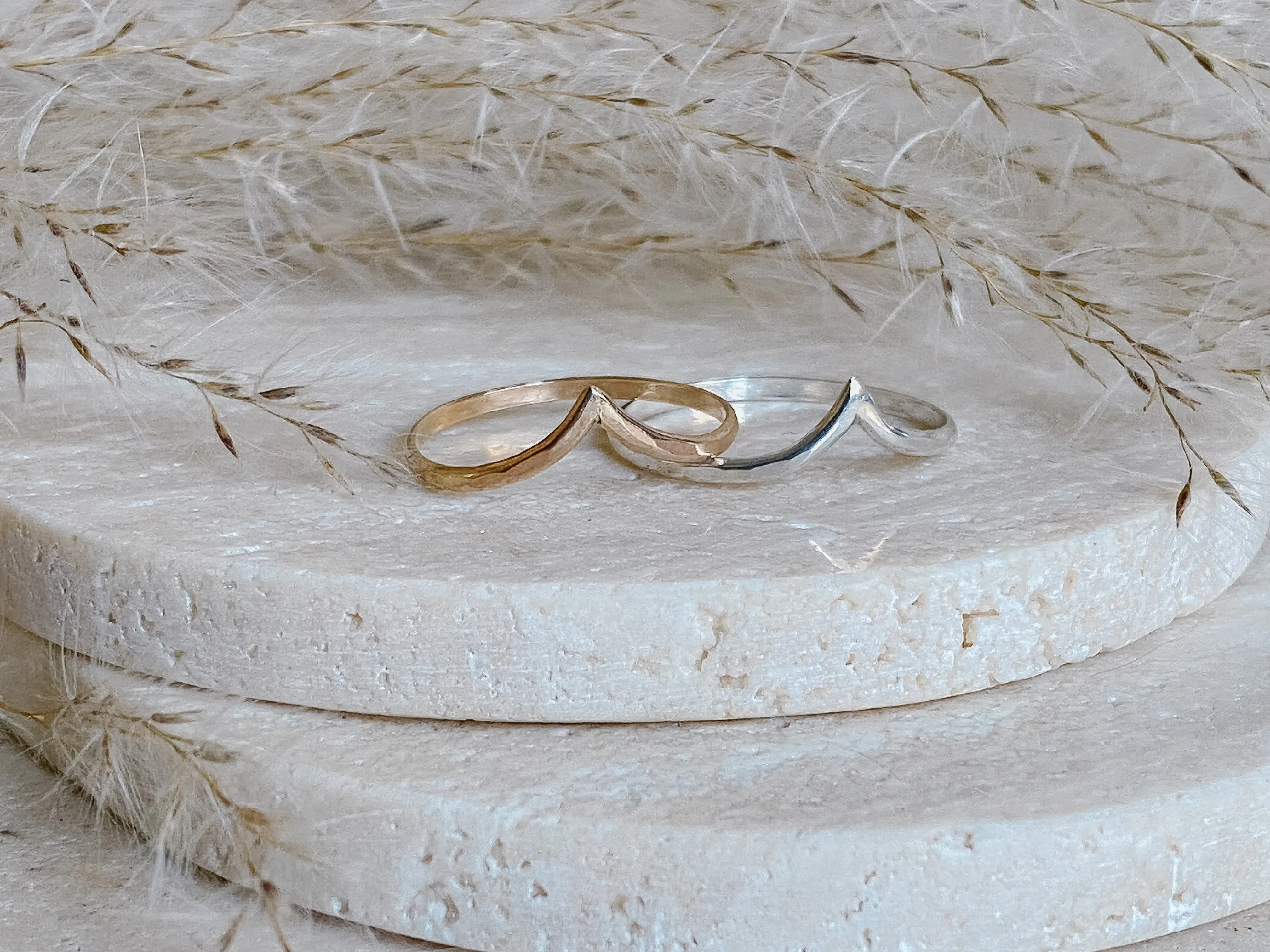 Chevron Crown Ring