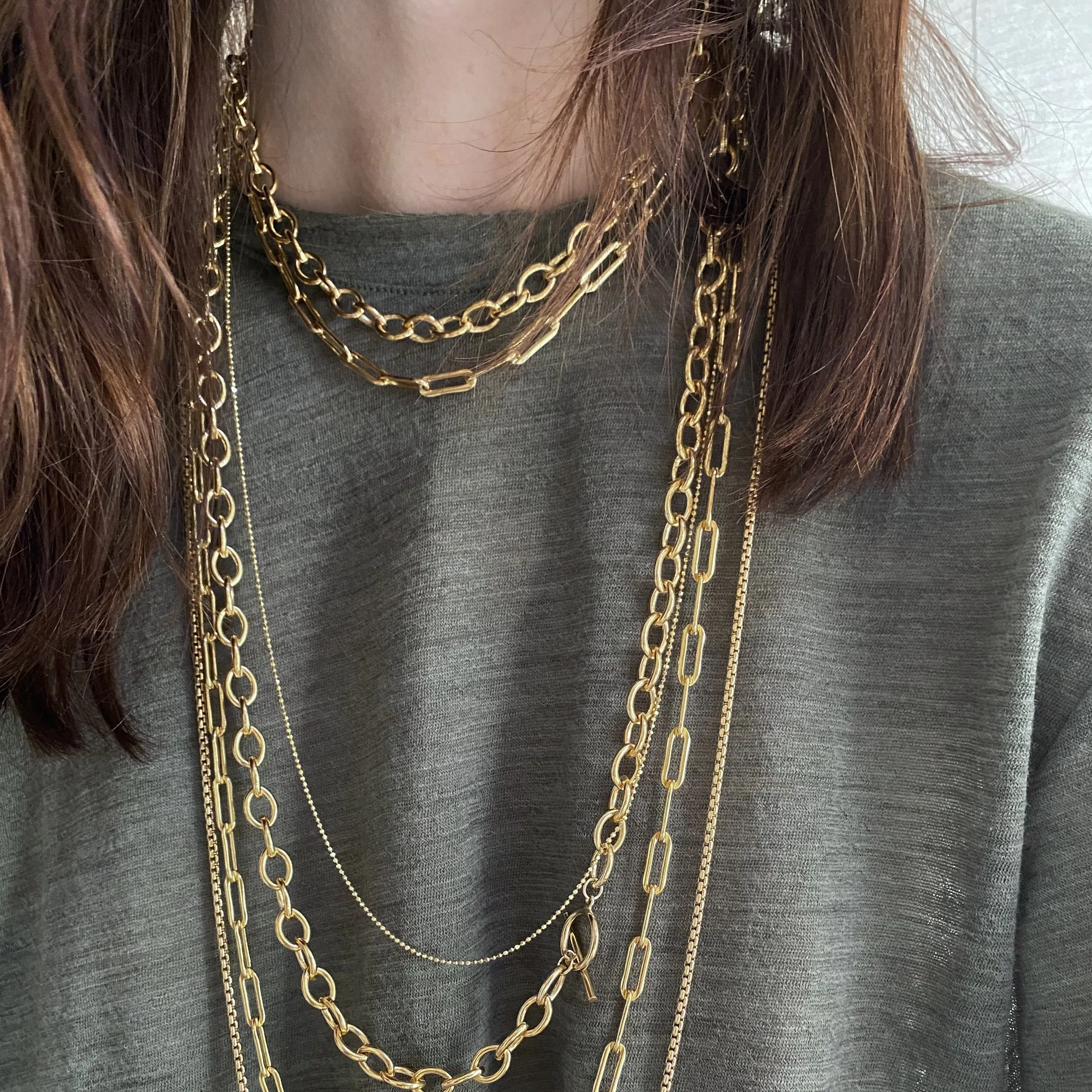 Chunky Chain Choker - 14K Gold Filled