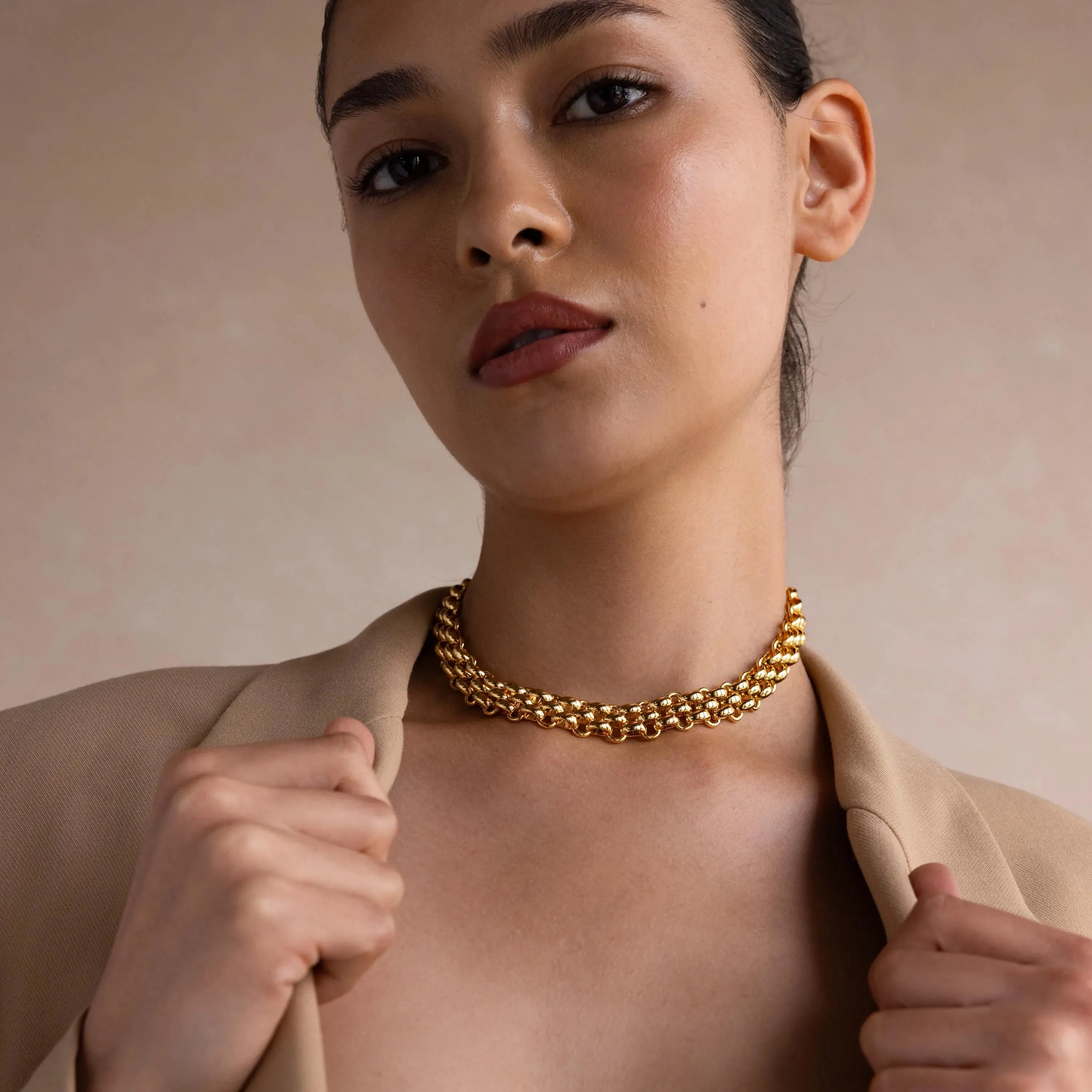 Chunky Link Mesh Necklace