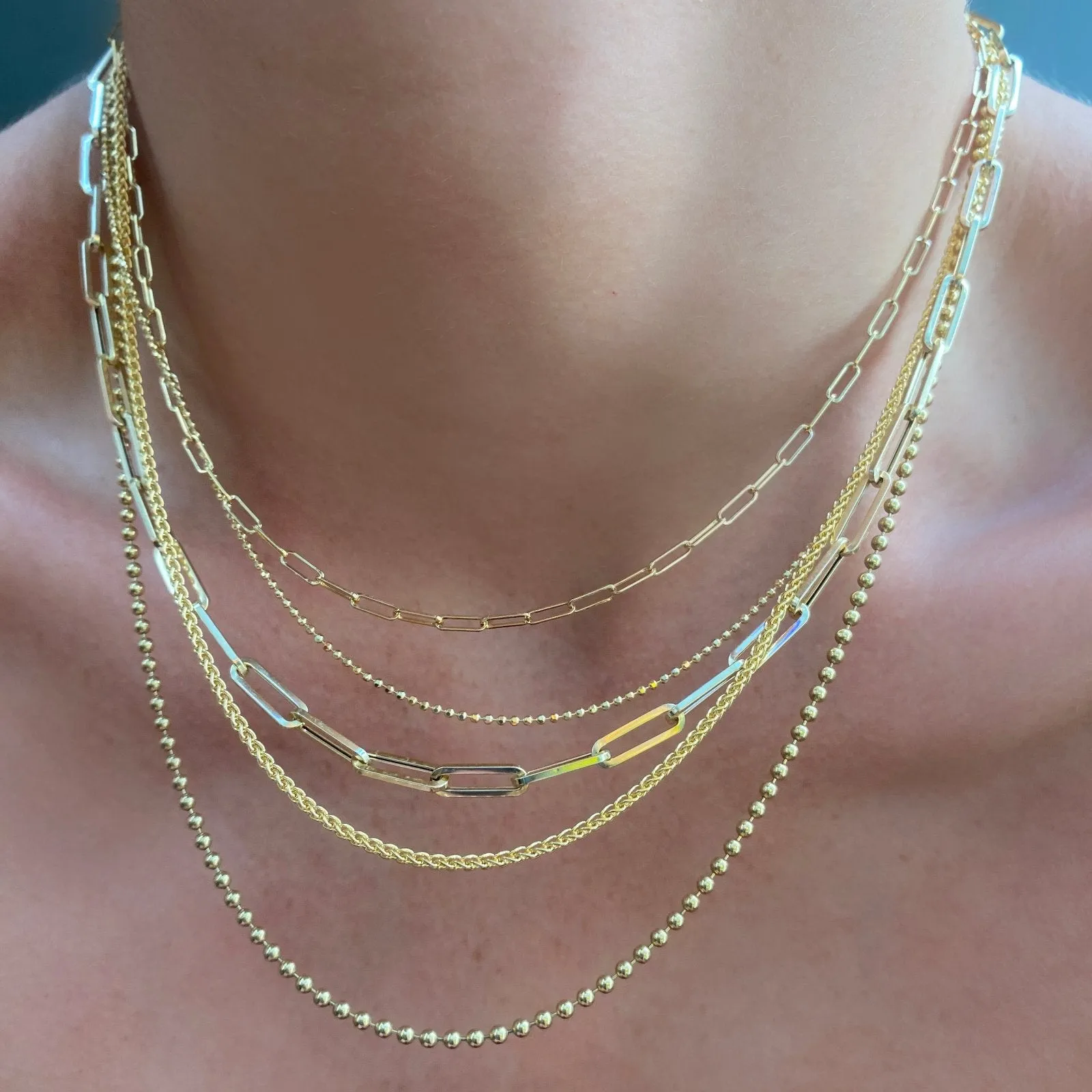 Chunky Paperclip Chain Necklace