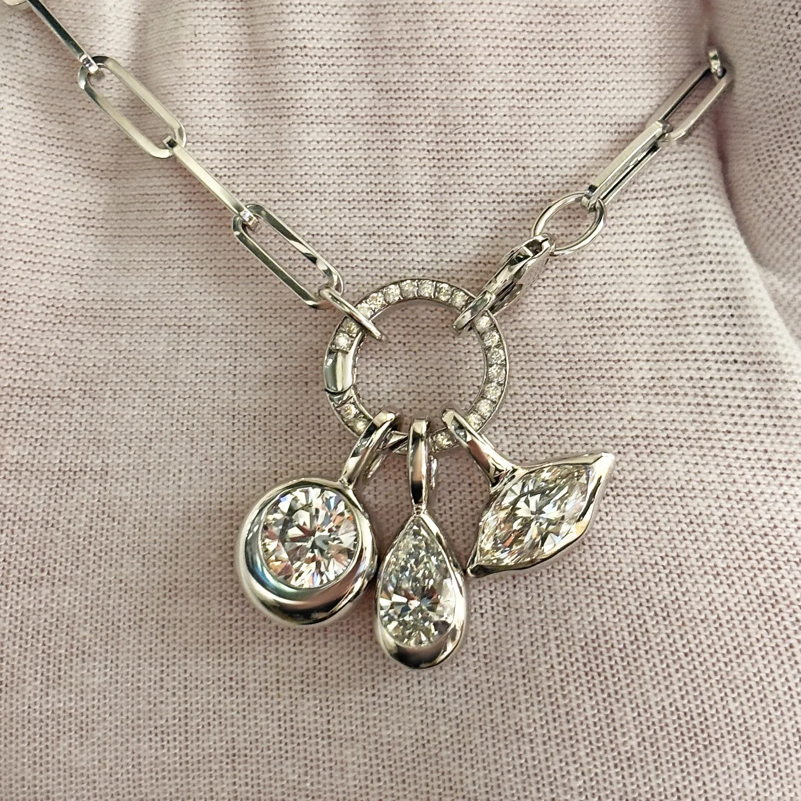Chunky Paperclip Chain Necklace