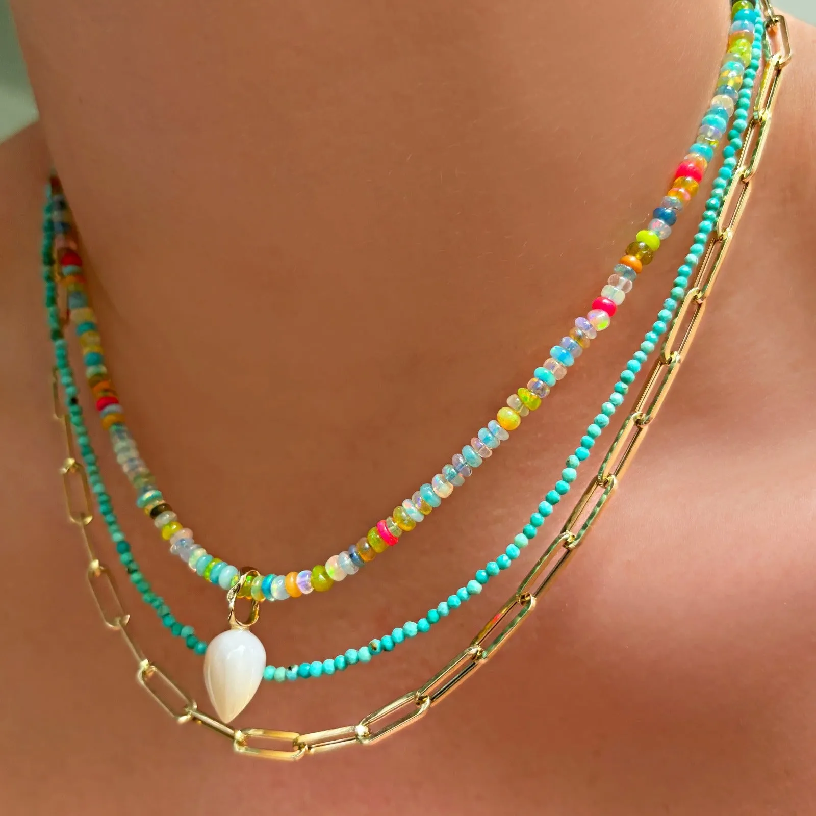 Chunky Paperclip Chain Necklace