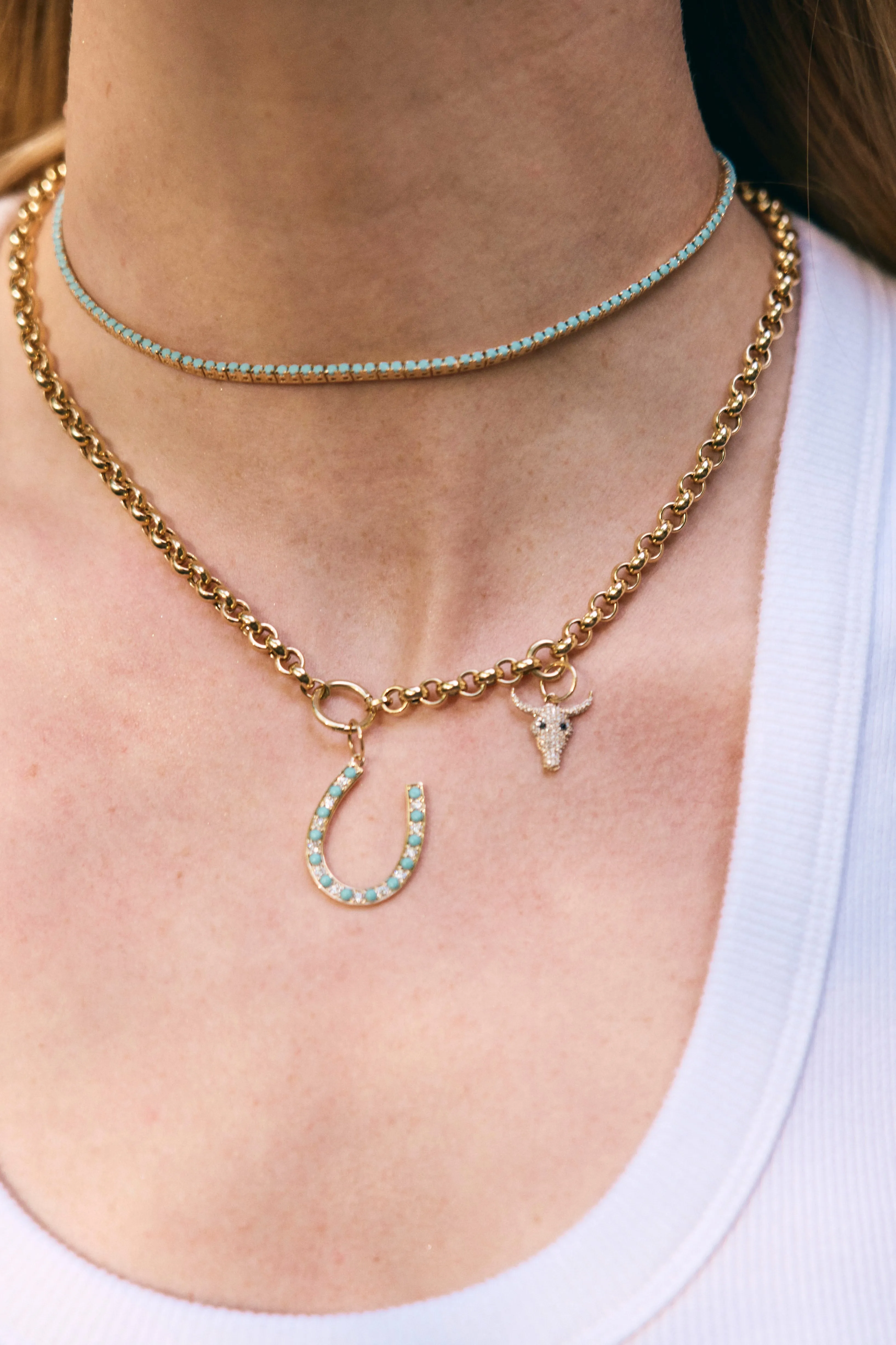 Chunky Rolo Chain Necklace