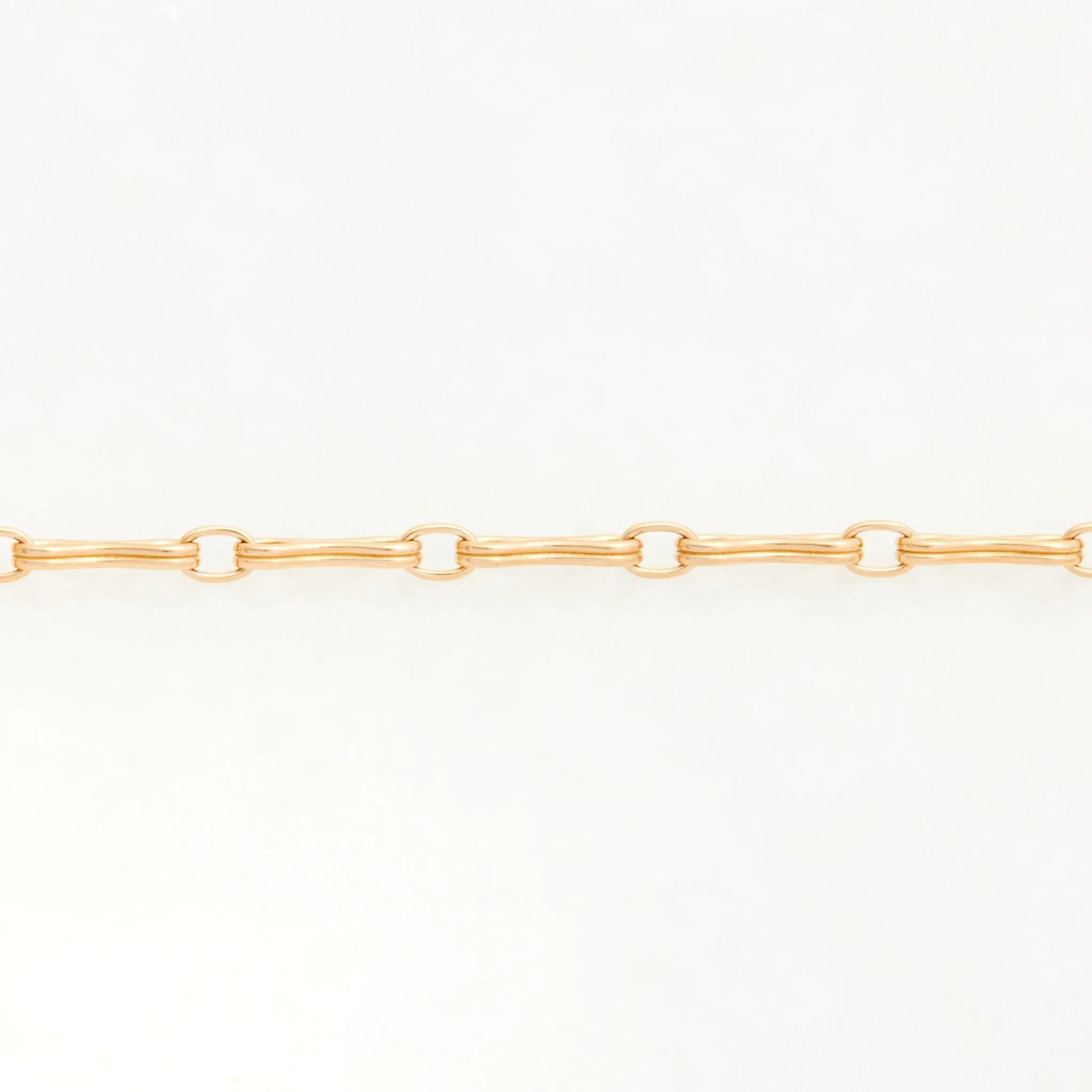 Column Chain Necklace, 18K Yellow Gold, Medium Link, 20"