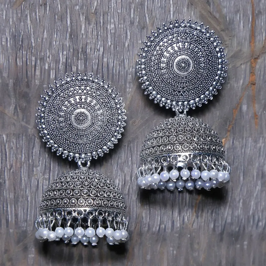 Combo of 2 Pearl stud and Chandbali Earrings