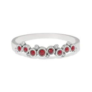 Constella Cluster Hinged Bangle - JF0289