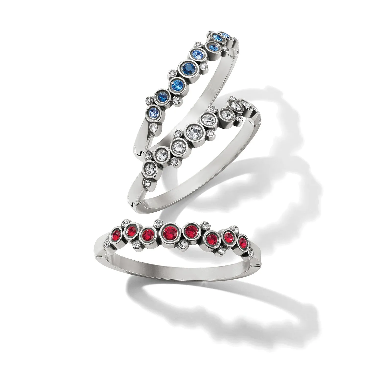 Constella Cluster Hinged Bangle - JF0289