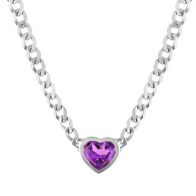 Cooper Pendant Cuban Link Chain Necklace