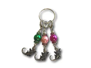 Crocodile M1 - #046 - Set of 3 Stitch Markers