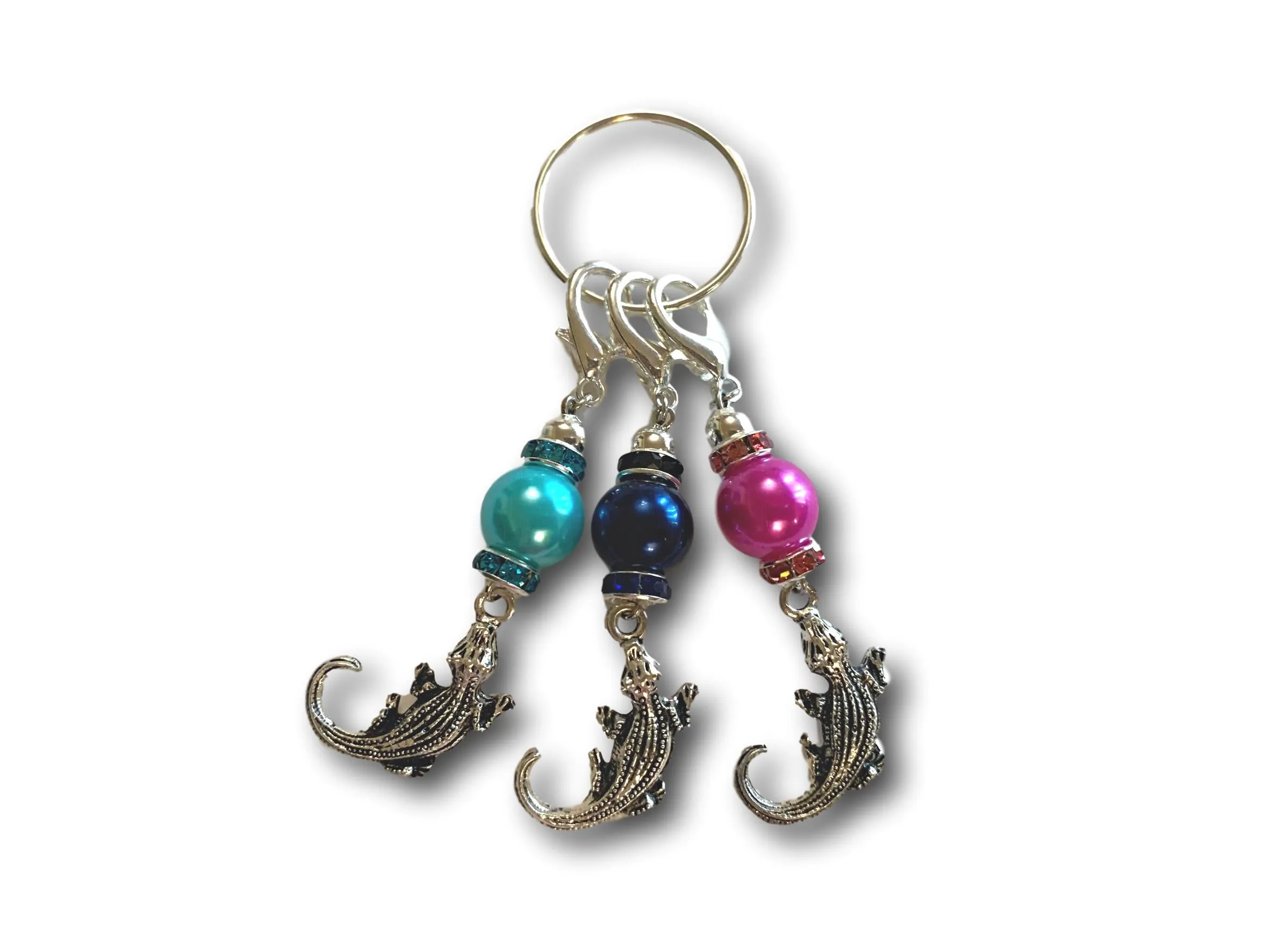 Crocodile M1 - #047 - Set of 3 Stitch Markers