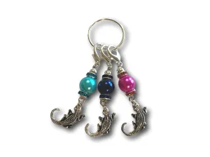 Crocodile M1 - #047 - Set of 3 Stitch Markers