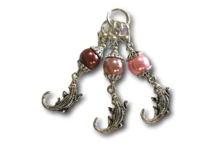 Crocodile M2 - #43 - Set of 3 Stitch Markers