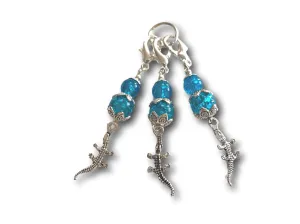 Crocodile M4 - #077 - Set of 3 Stitch Markers
