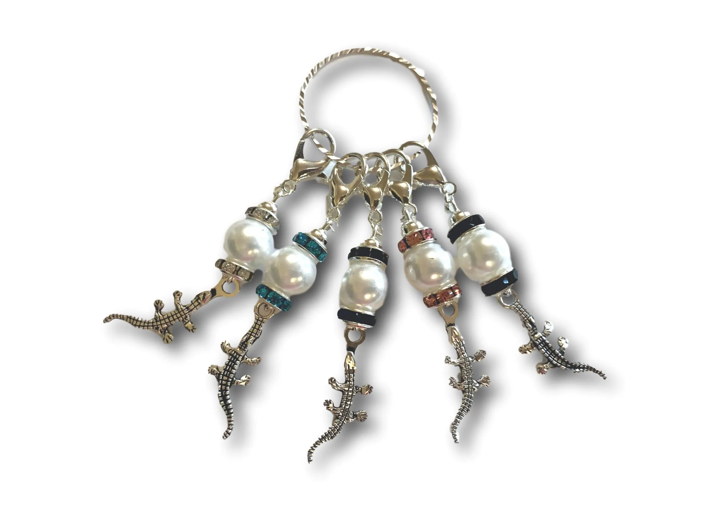 Crocodile M5 - #086 - Set of 5 Stitch Markers