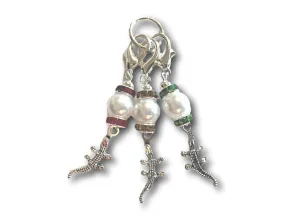 Crocodile M5 - #090 - Set of 3 Stitch Markers