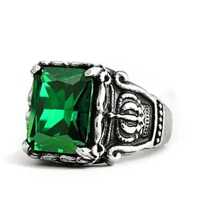 Crown & Gem Ring