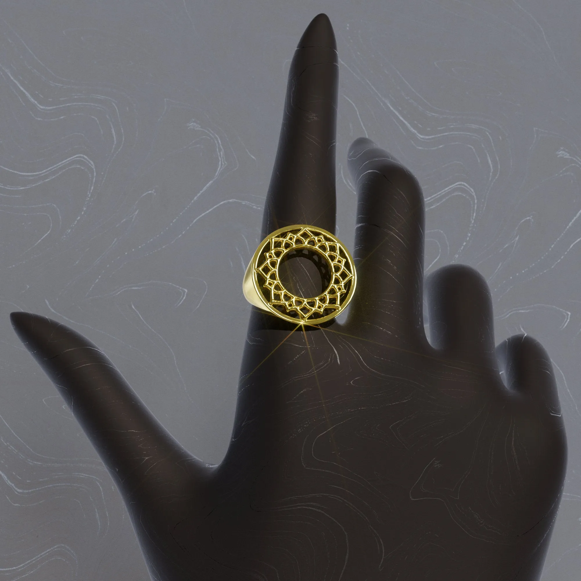 Crown Sahasrara Chakra Ring