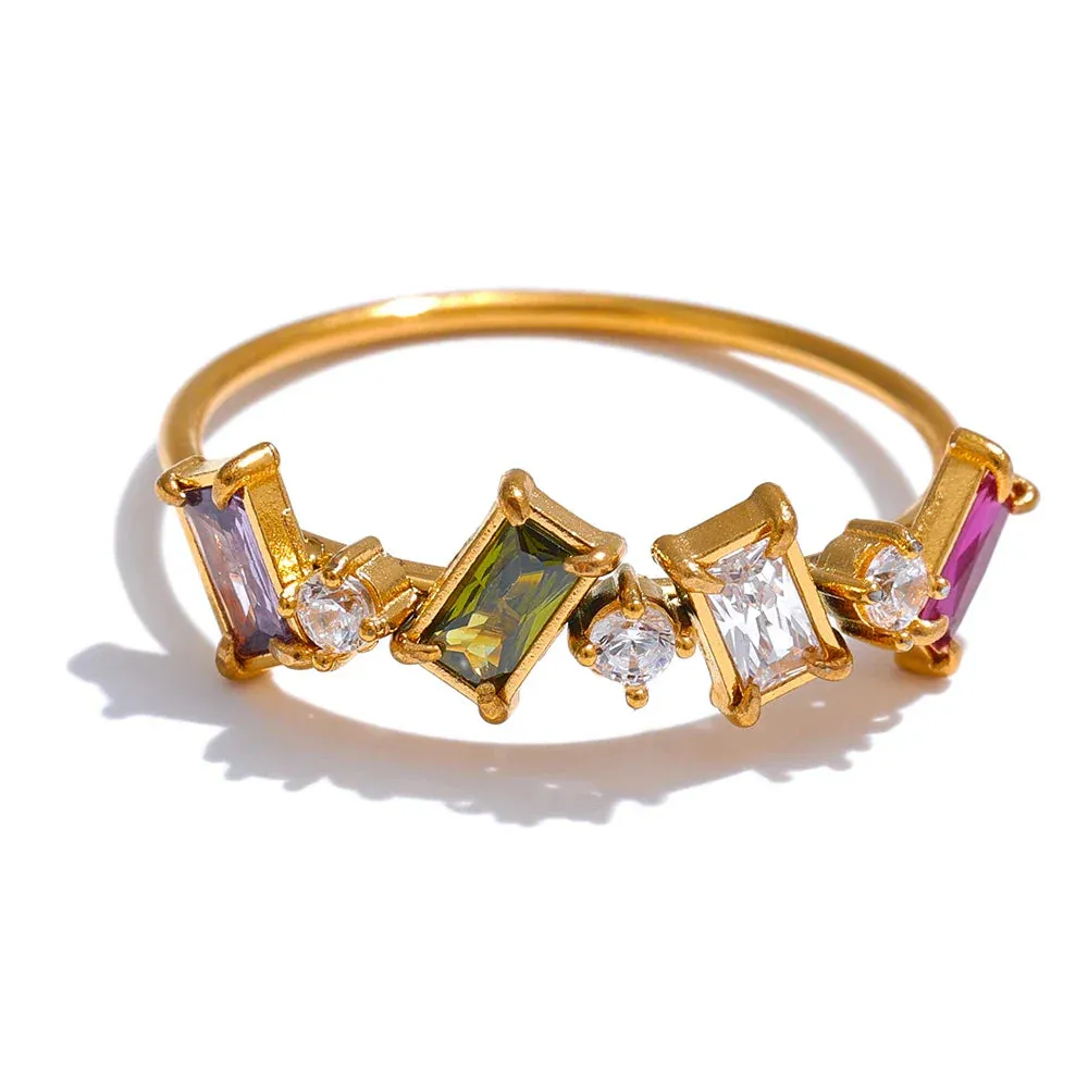 Crystal Flame Ring