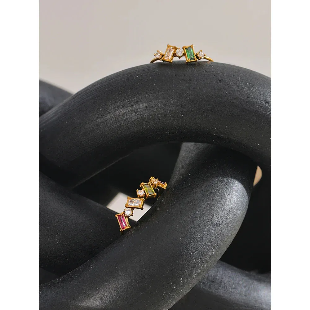 Crystal Flame Ring