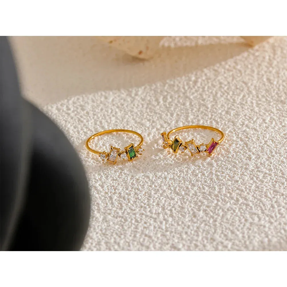 Crystal Flame Ring