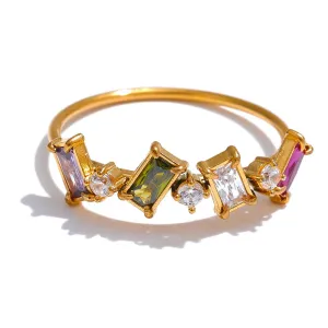 Crystal Flame Ring