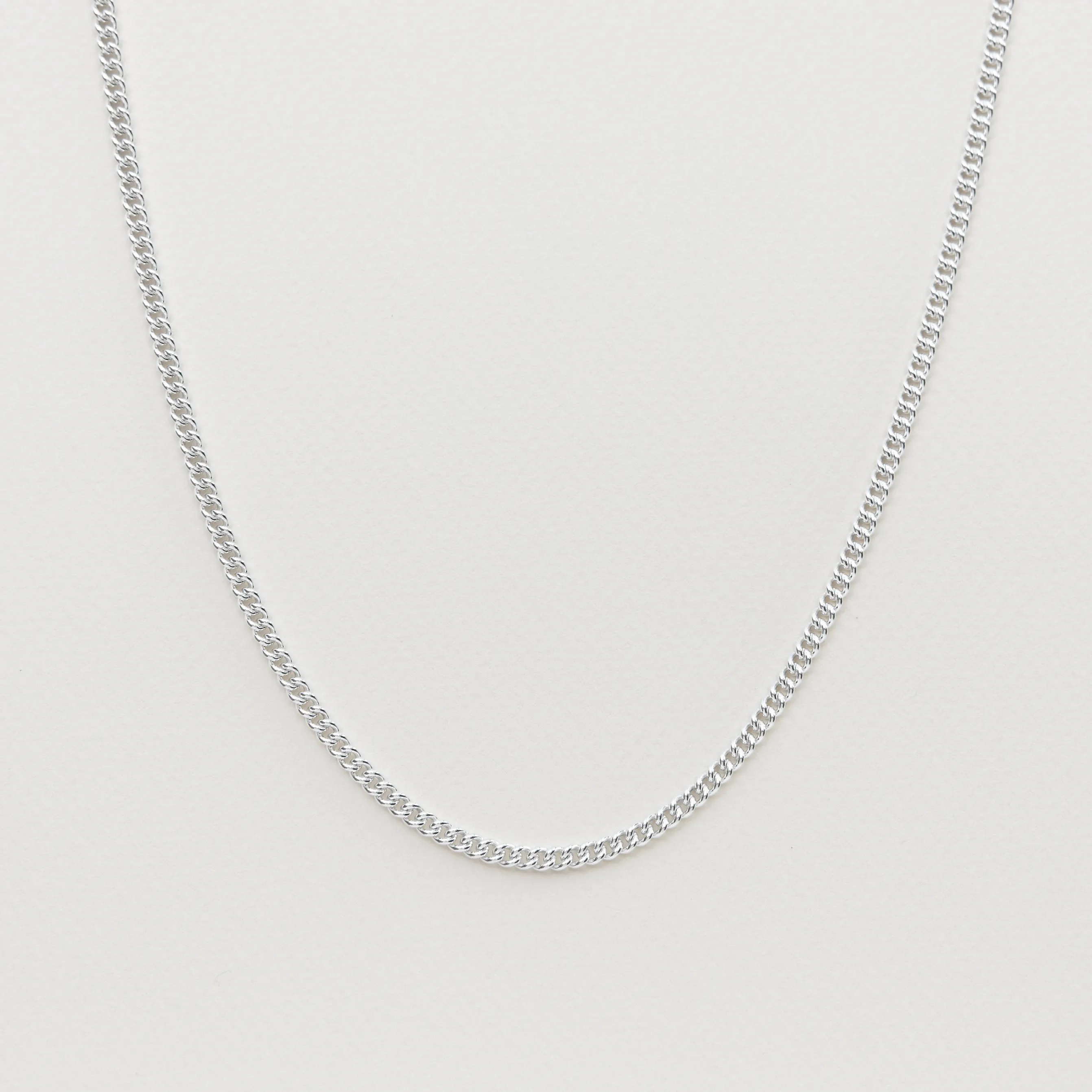 Curb Chain Necklace, 3.80mm