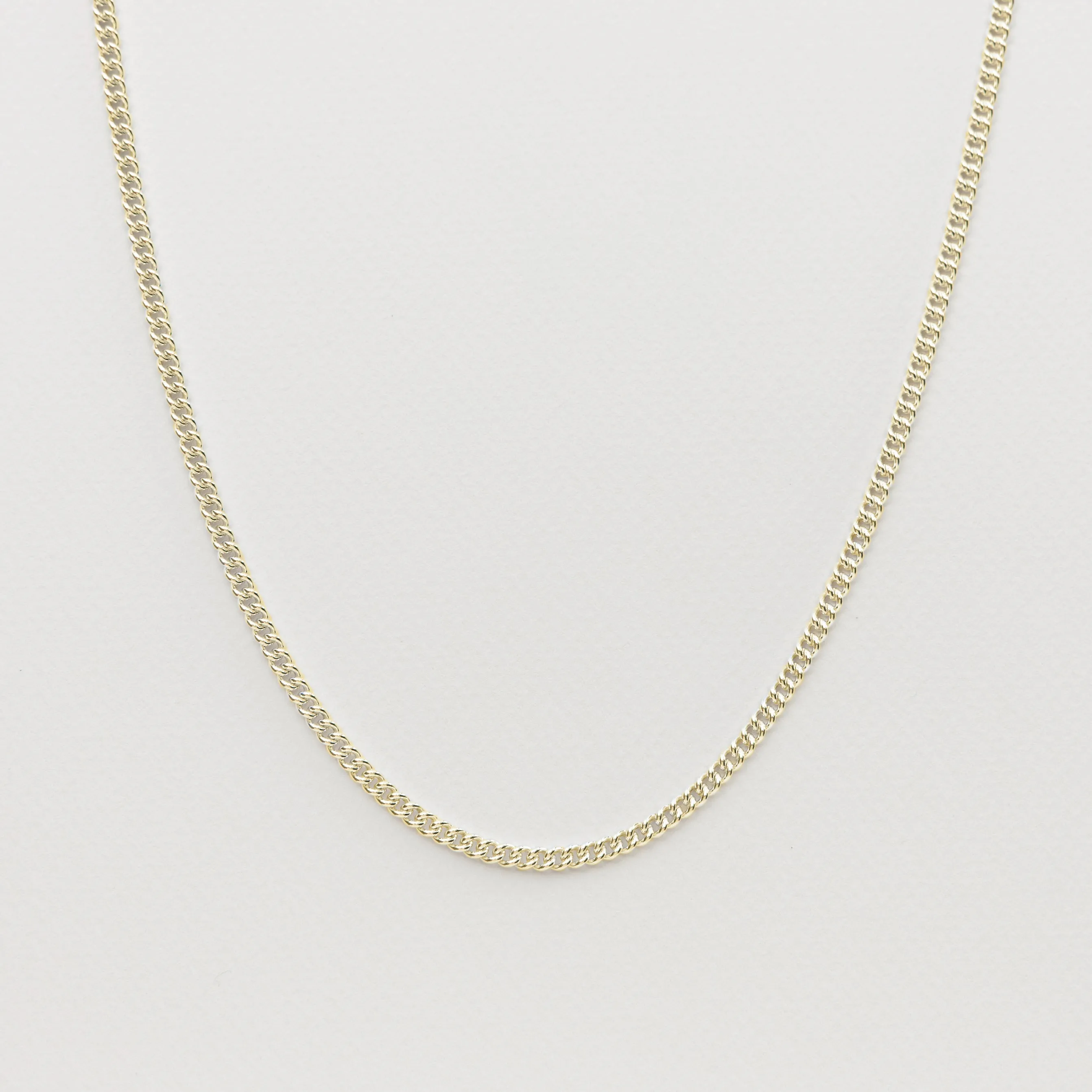 Curb Chain Necklace, 3.80mm