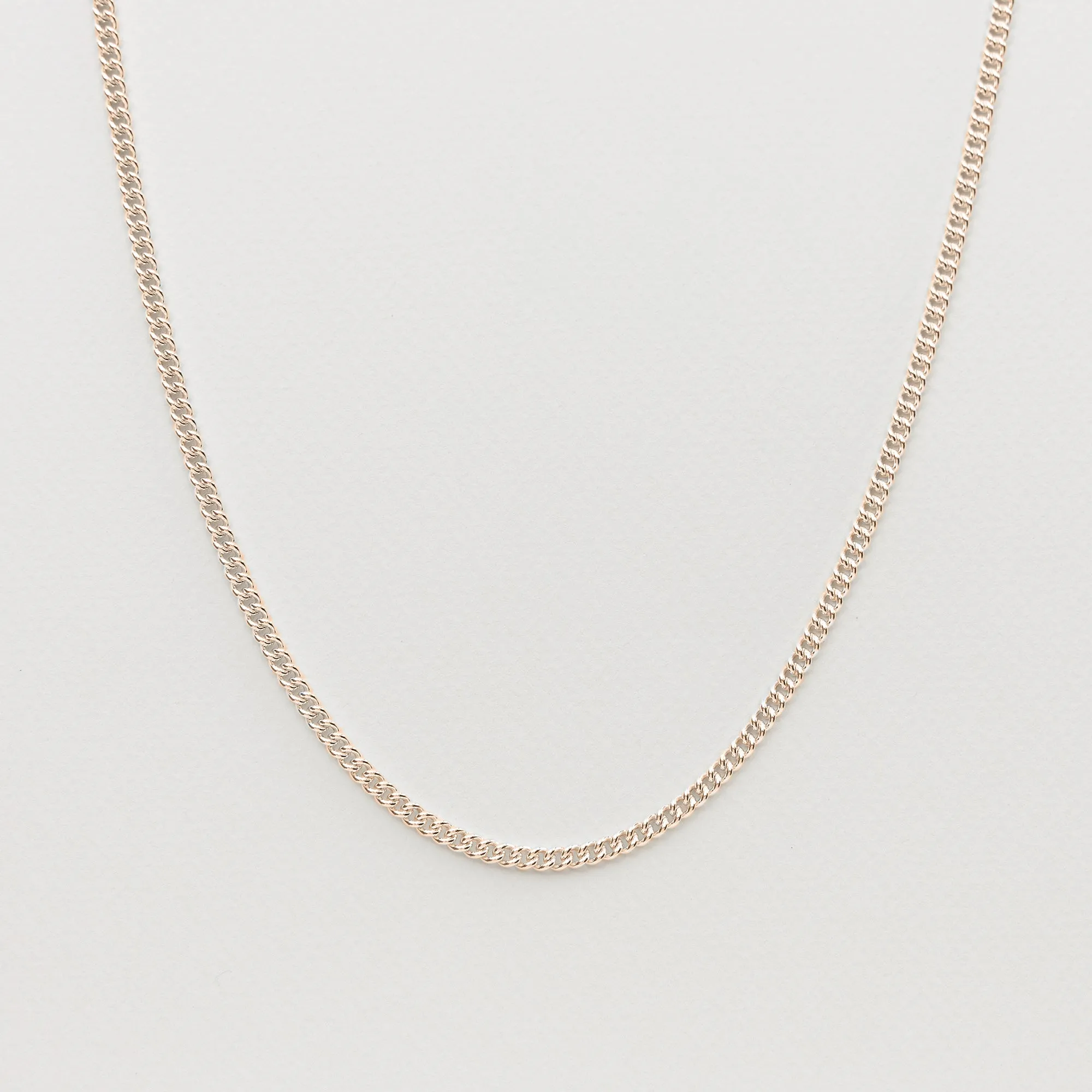 Curb Chain Necklace, 3.80mm